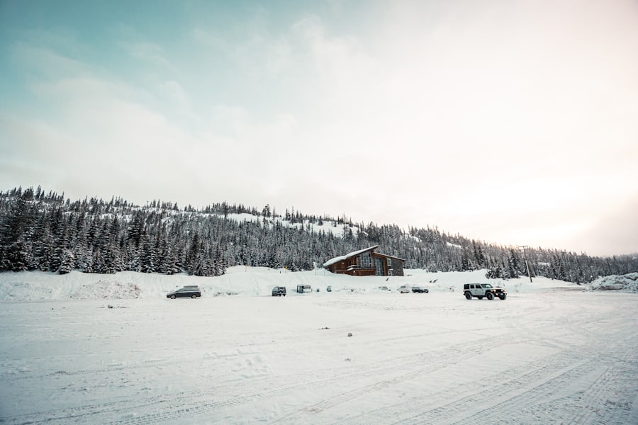 Parking at Meribel